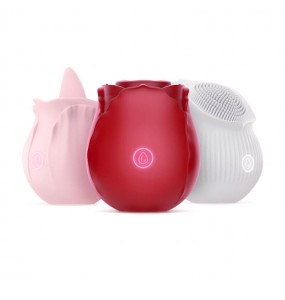 TAIWAN OMYSKY - Miss Coyness Rose Tongue Licking Massager (Chargeable - Pink)